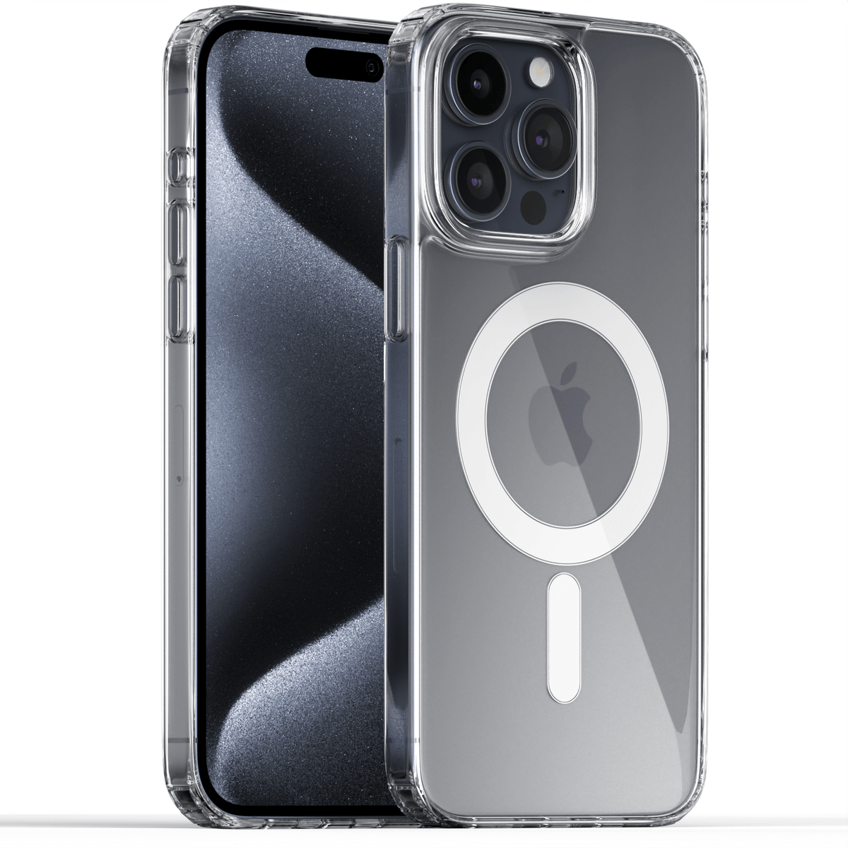 Coque Mous Pour IPhone 15 Pro Max – Noir – Compatible MagSafe – Luxe Et Finition Premium – Ouvert Jamais Utilisé