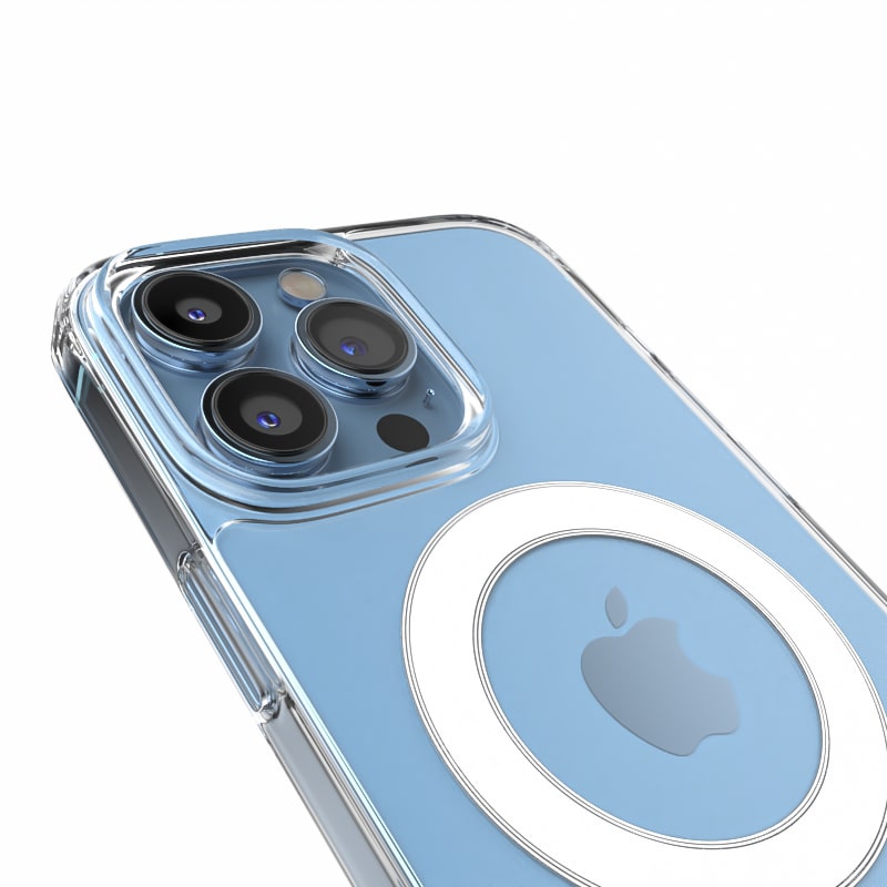 Coque Transparente compatible Magsafe pour Apple iPhone 13, 13 Pro, 13 Pro Max, 13 Mini