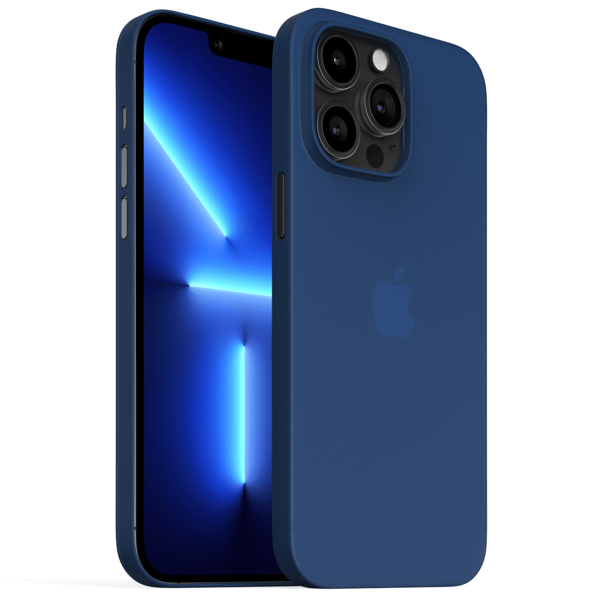 Meilleure Coque iPhone 13, 13 Pro, 13 Pro Max, 13 Mini - Coque Ultra Fine et Slim - Bleu Marine