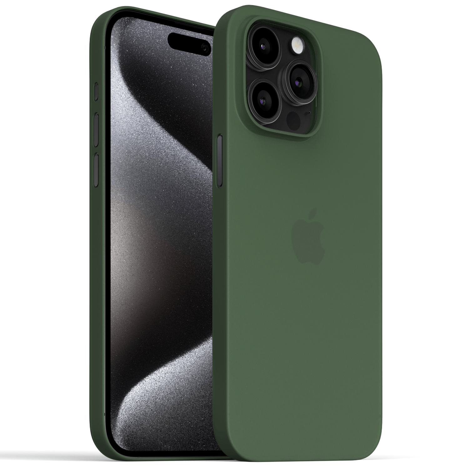 Meilleure Coque Ultra Fine iPhone 15, 15 Pro, 15 Pro Max, 15 Plus - Coque Slim - Vert