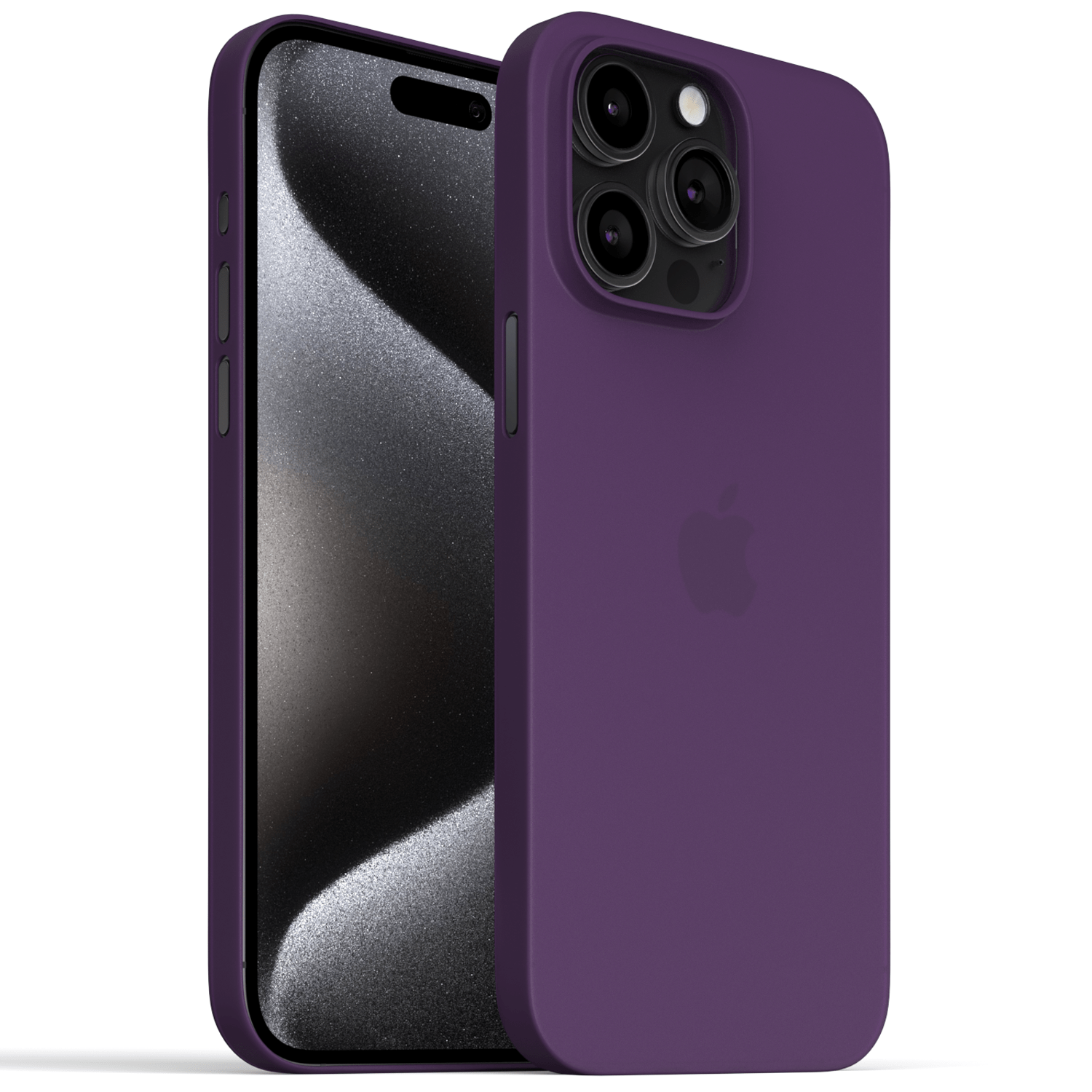 Meilleure Coque Ultra Fine iPhone 15, 15 Pro, 15 Pro Max, 15 Plus - Coque Slim - Violet