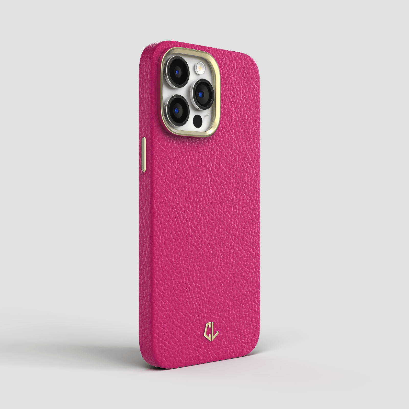 Coque luxe en cuir pour iPhone 13, 13 Mini, 13 Pro, 13 Pro Max - Rose