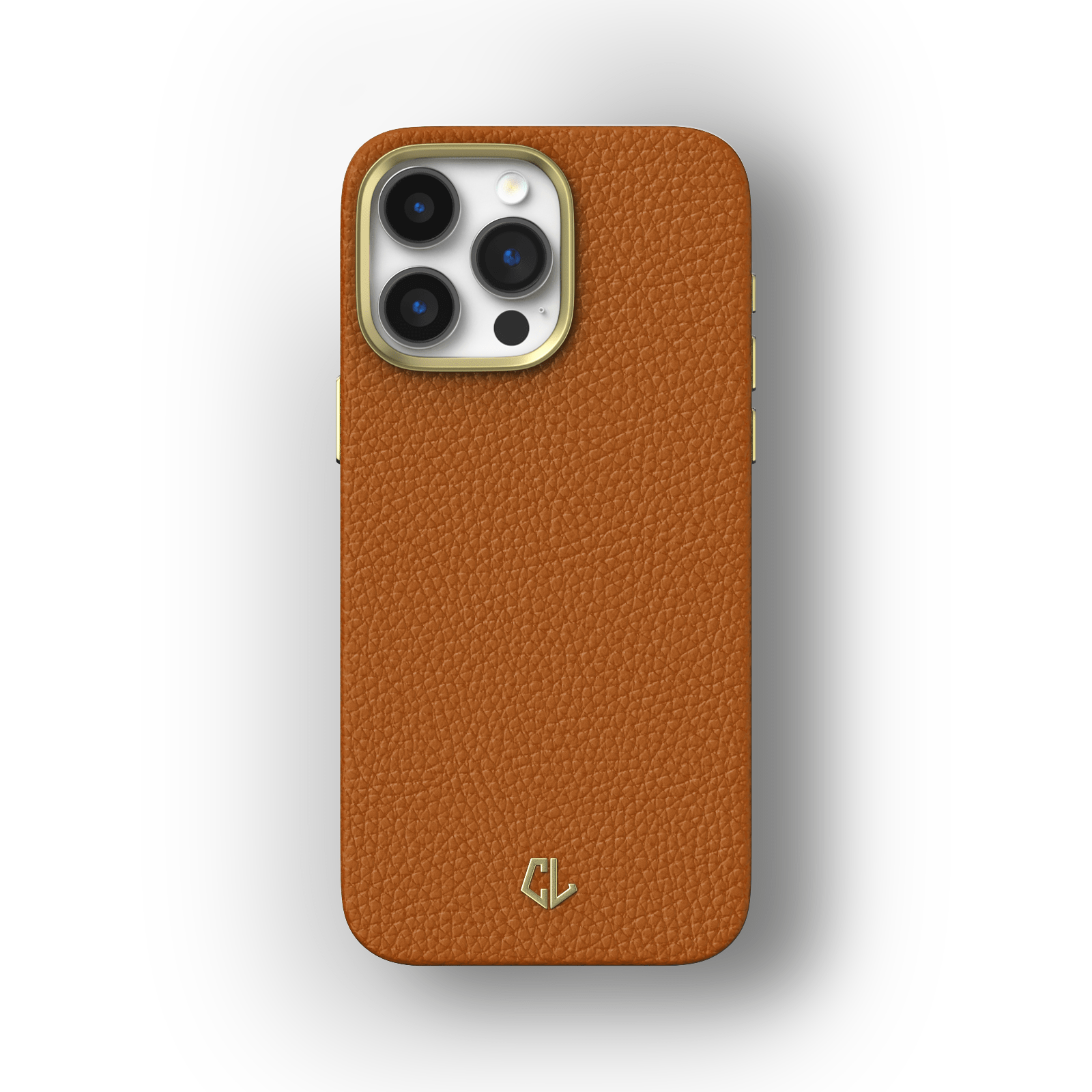 Coque luxe en cuir pour iPhone 13, 13 Mini, 13 Pro, 13 Pro Max - Marron