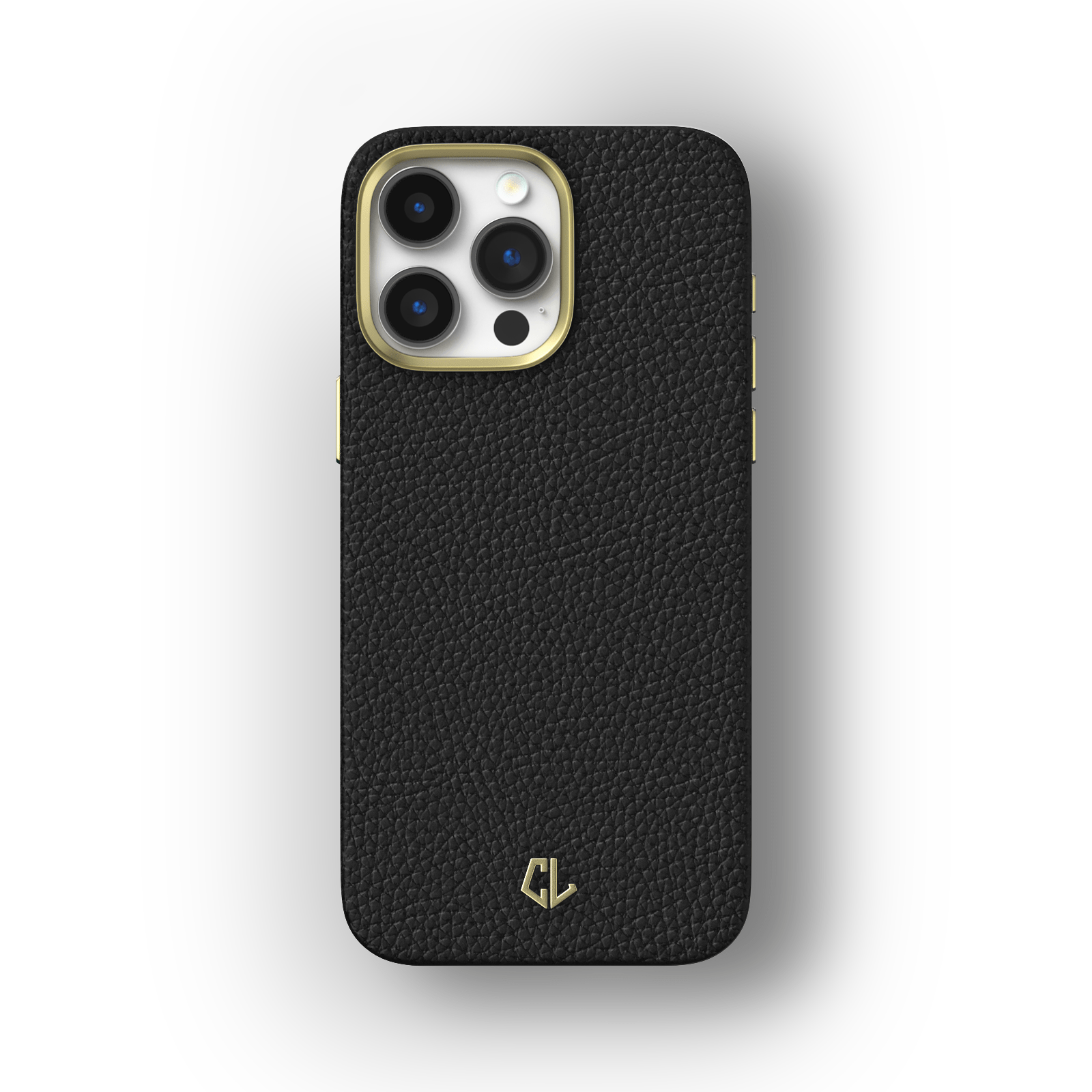 Coque luxe en cuir pour iPhone 13, 13 Mini, 13 Pro, 13 Pro Max - Noir