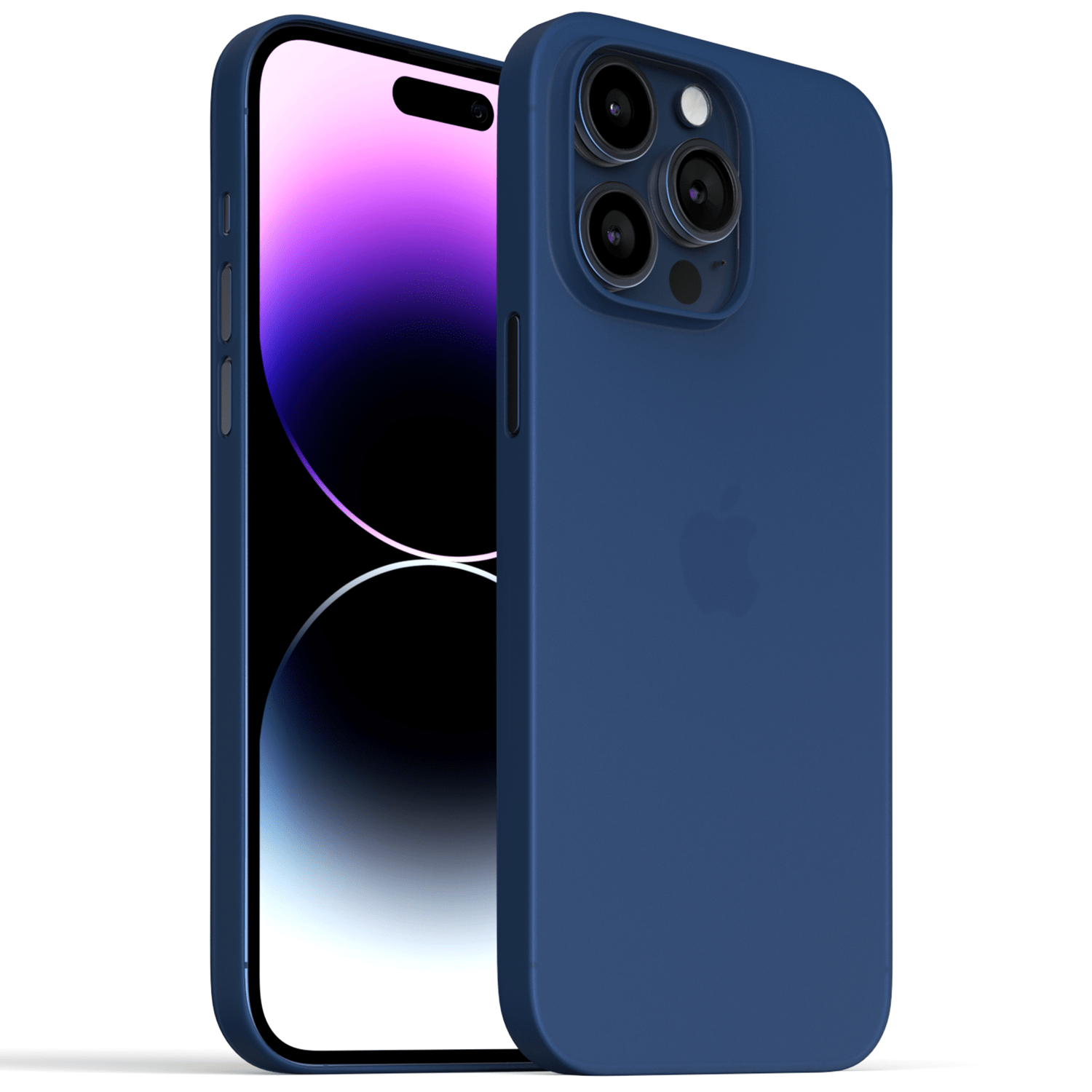 Meilleure Coque iPhone 14, 14 Pro, 14 Pro Max, 14 Plus - Coque Ultra Fine et Slim - Bleu Marine