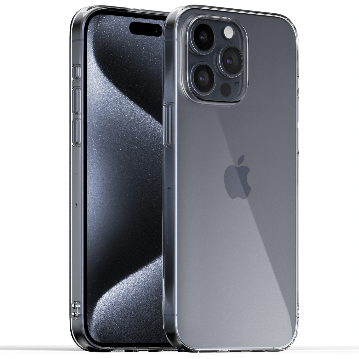 Meilleure Coque Transparente Fine pour iPhone 15 pro, 15 pro max, 15, 15 Plus - Ne Jaunit pas