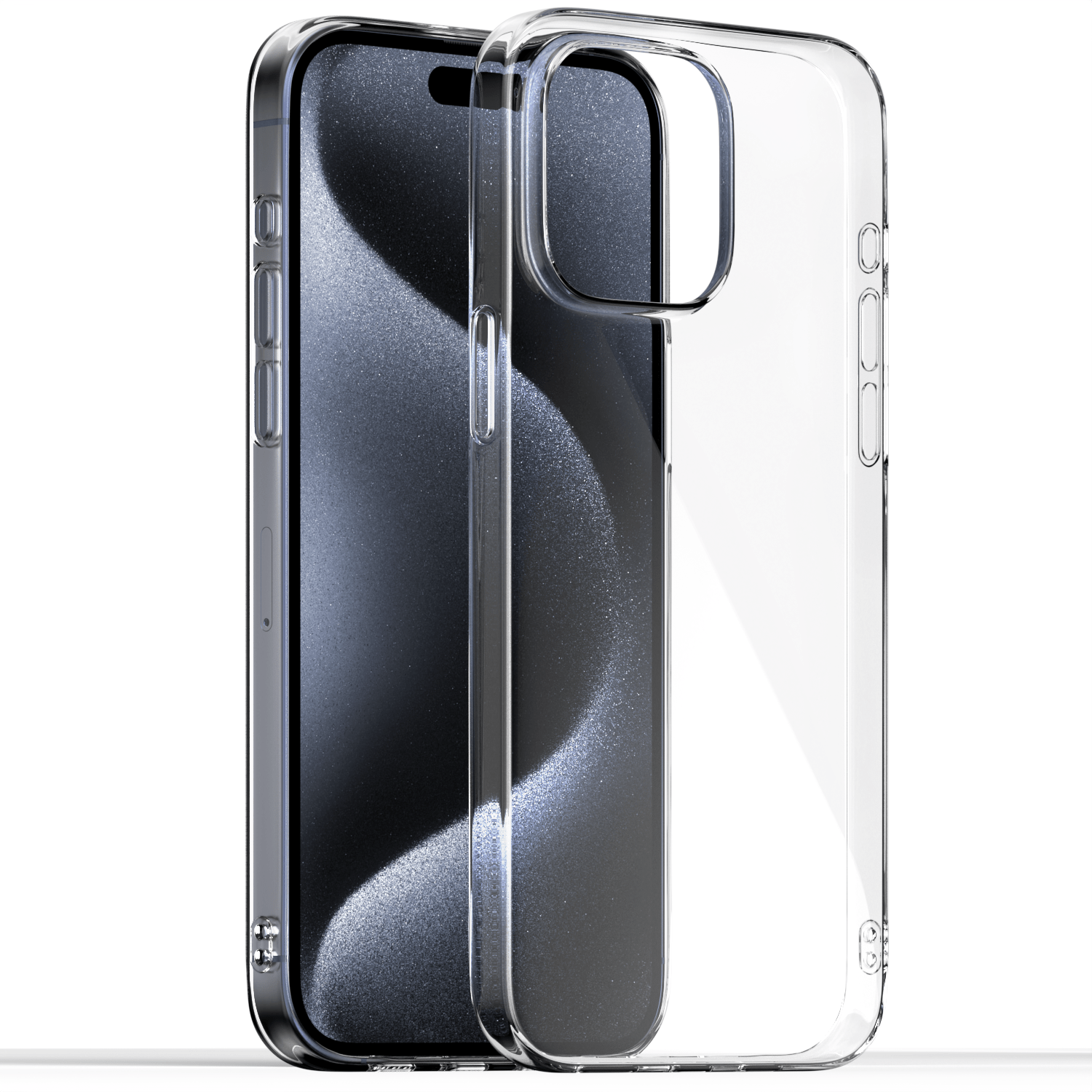 Meilleure Coque Transparente en Silicone pour iPhone 15 pro, 15 pro max, 15, 15 Plus
